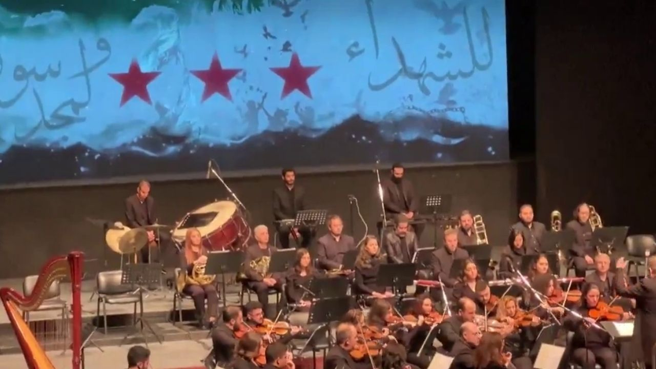 Şam’da tarihi gece! Suriye Ulusal Senfoni Orkestrası yıllar sonra ilk kez sahne aldı
