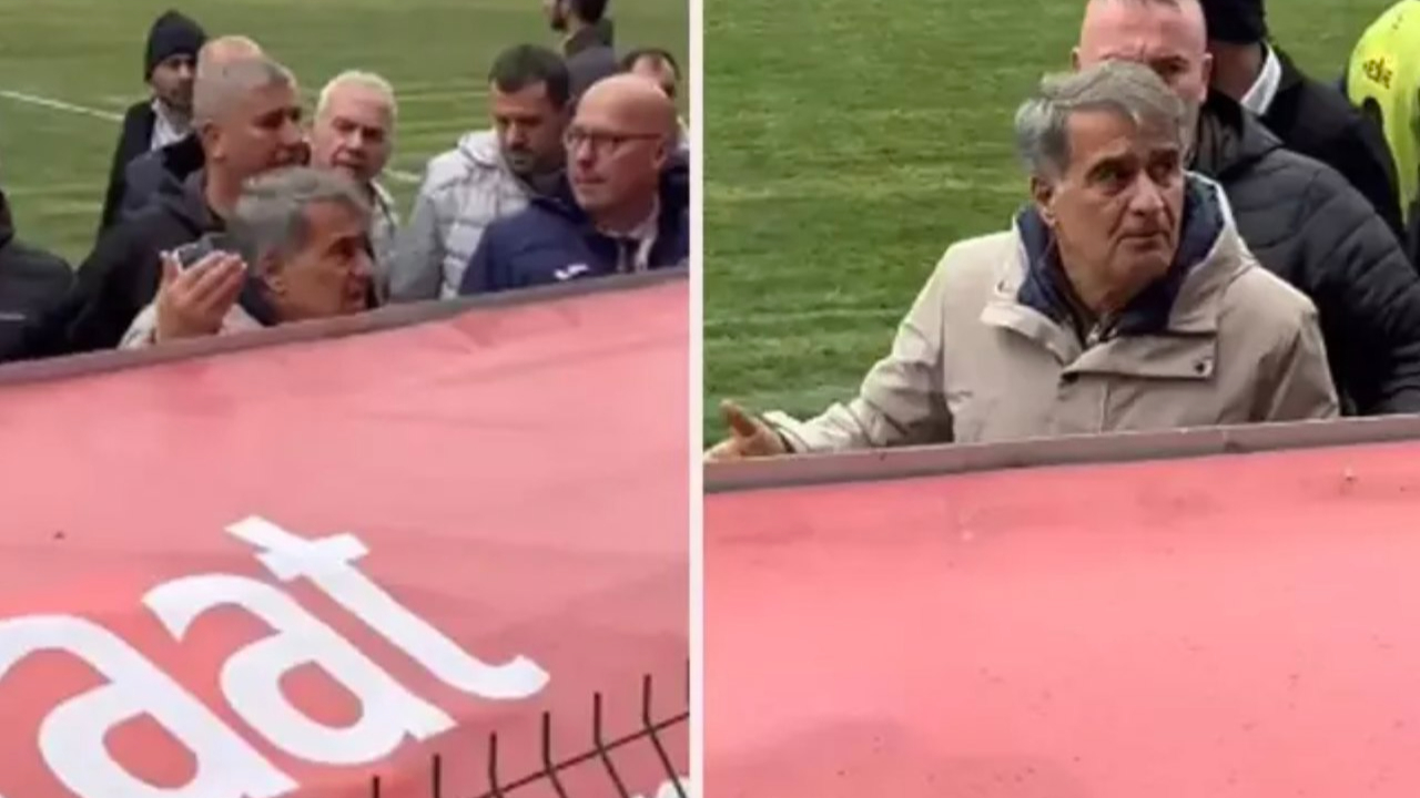 Her şey bir anda oldu... Şenol Güneş'e tribünlerden sert tepki
