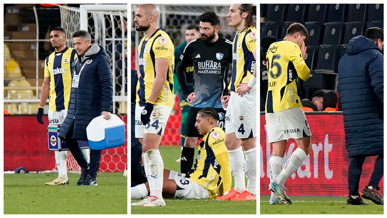 Fenerbahçe'ye 3 stoperinden kötü haber: Art arda sakatlandılar!