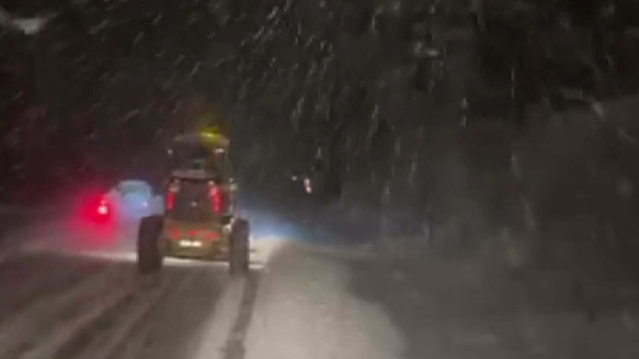 Adıyaman’da ulaşıma kar engeli