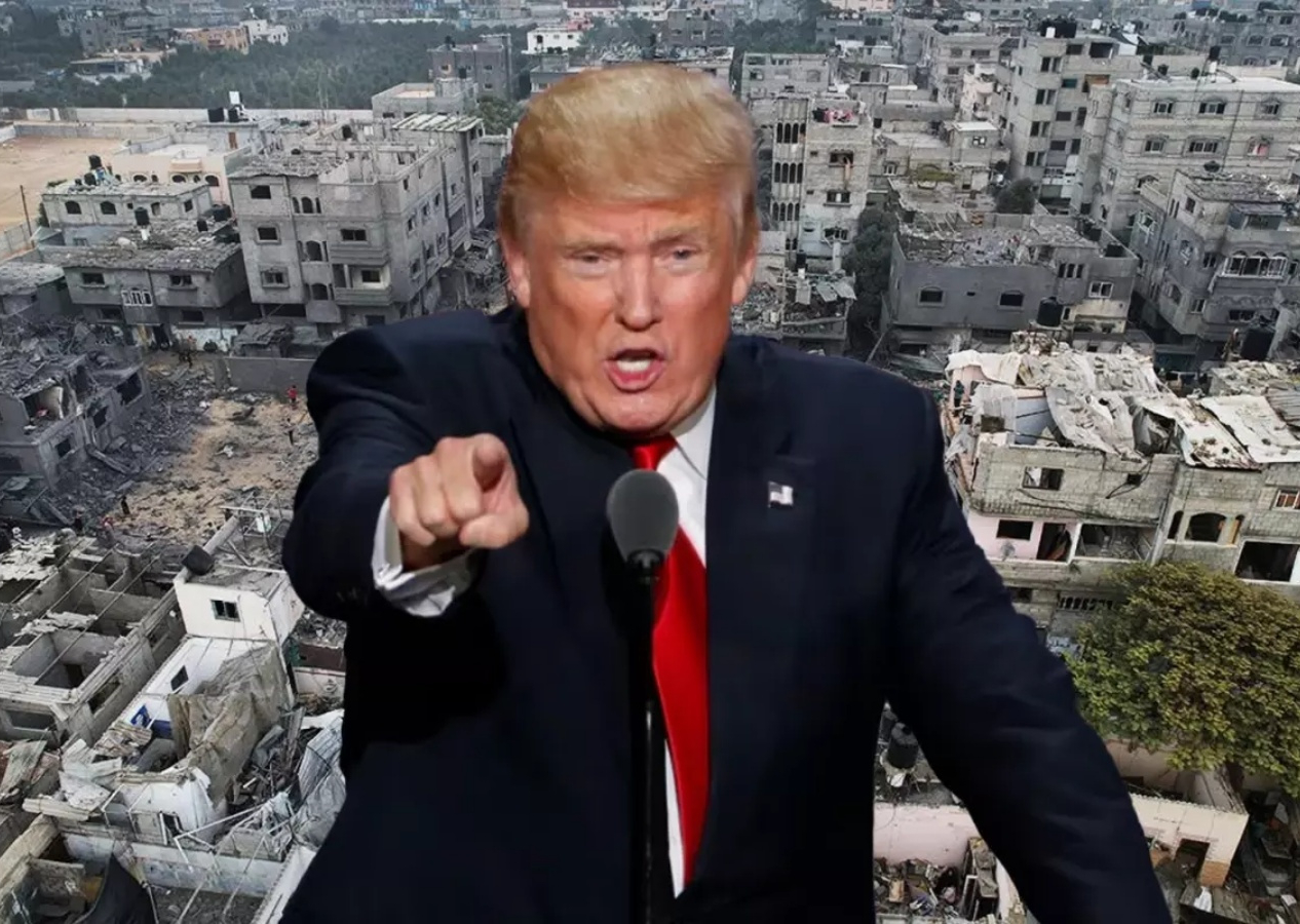 Donald Trump Gazze'ye çökmekte kararlı! Filistinlilere 'yeni, modern ve özgür' vaadler...