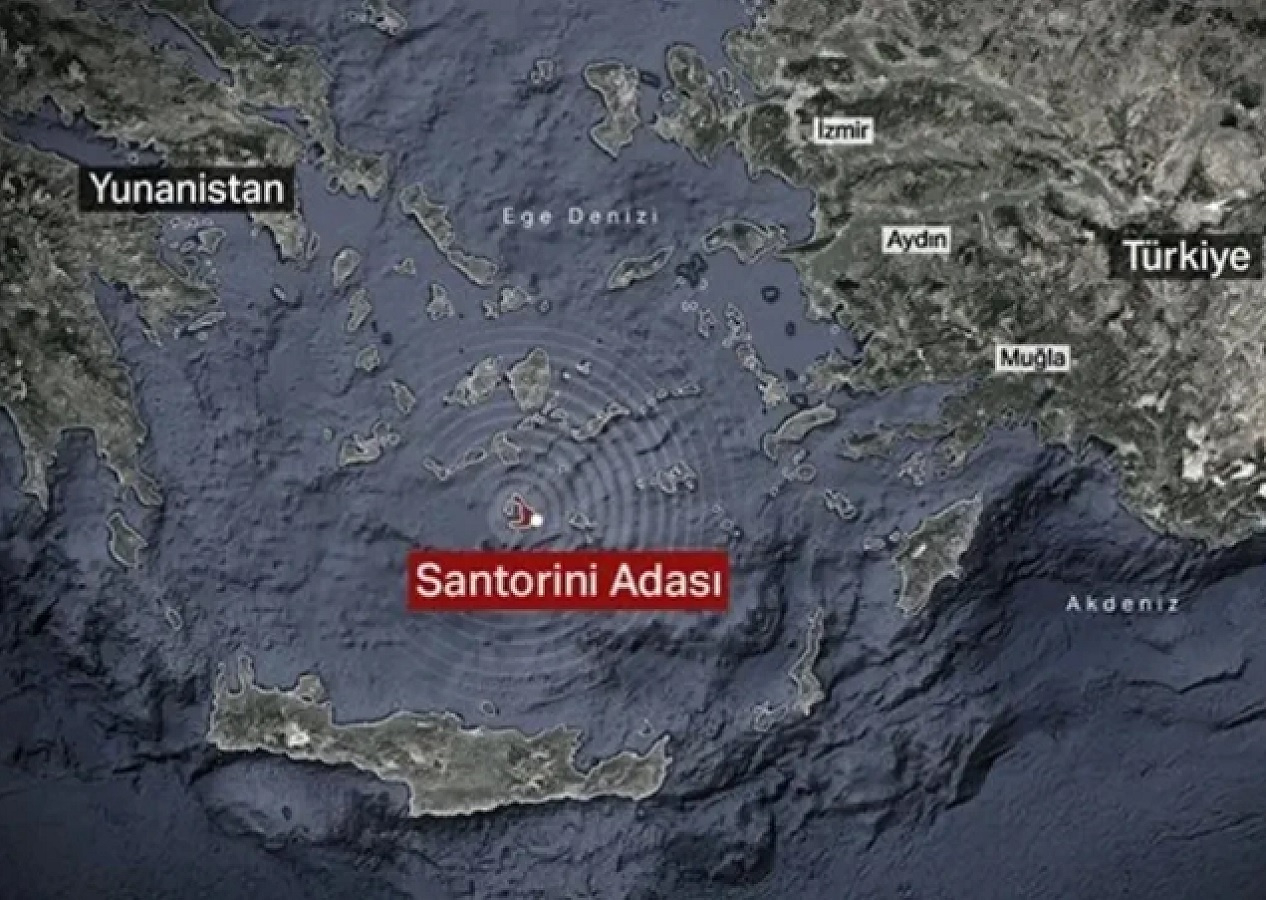 AFAD'dan korkutan Santorini raporu: Volkanik patlama ve tsunaminin etkileri ülkemize ulaşabilir...