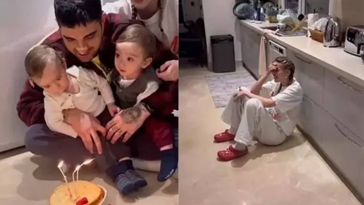 Yasemin Şefkatli, İdo Tatlıses'in doğum gününü kutlamak isterken pastayı yere düşürdü! Mumu yerde üflediler