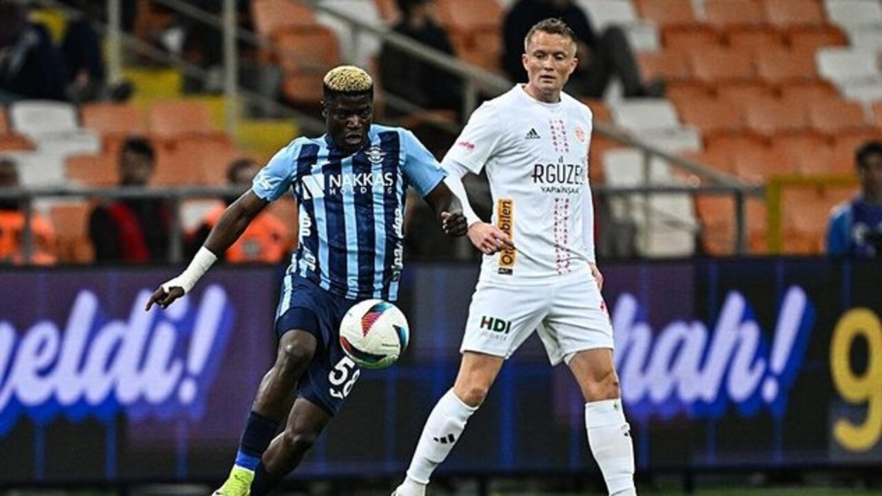 Adana'da kazanan çıkmadı, iki takım puanları paylaştı! Adana Demirspor 1 - 1 Antalyaspor | Maçın özeti