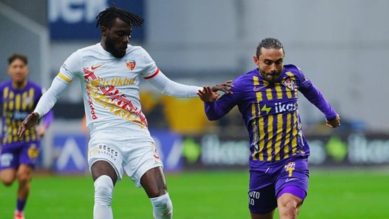 İstanbul'da kazanan çıkmadı, iki takım puanları paylaştı! Eyüpspor 1 - 1 Kayserispor | Maçın özeti