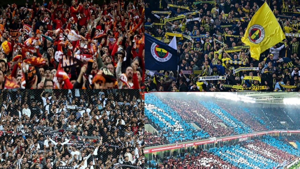 Türkiye'de en fazla taraftarı olan takım belli oldu!