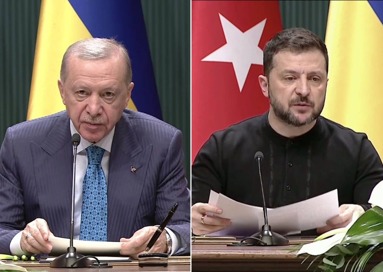 Dünyanın gözü Ankara'da! Cumhurbaşkanı Erdoğan'dan "Barış için ideal ev sahibi Türkiye'dir" mesajı! Zelenski bakın ne dedi...
