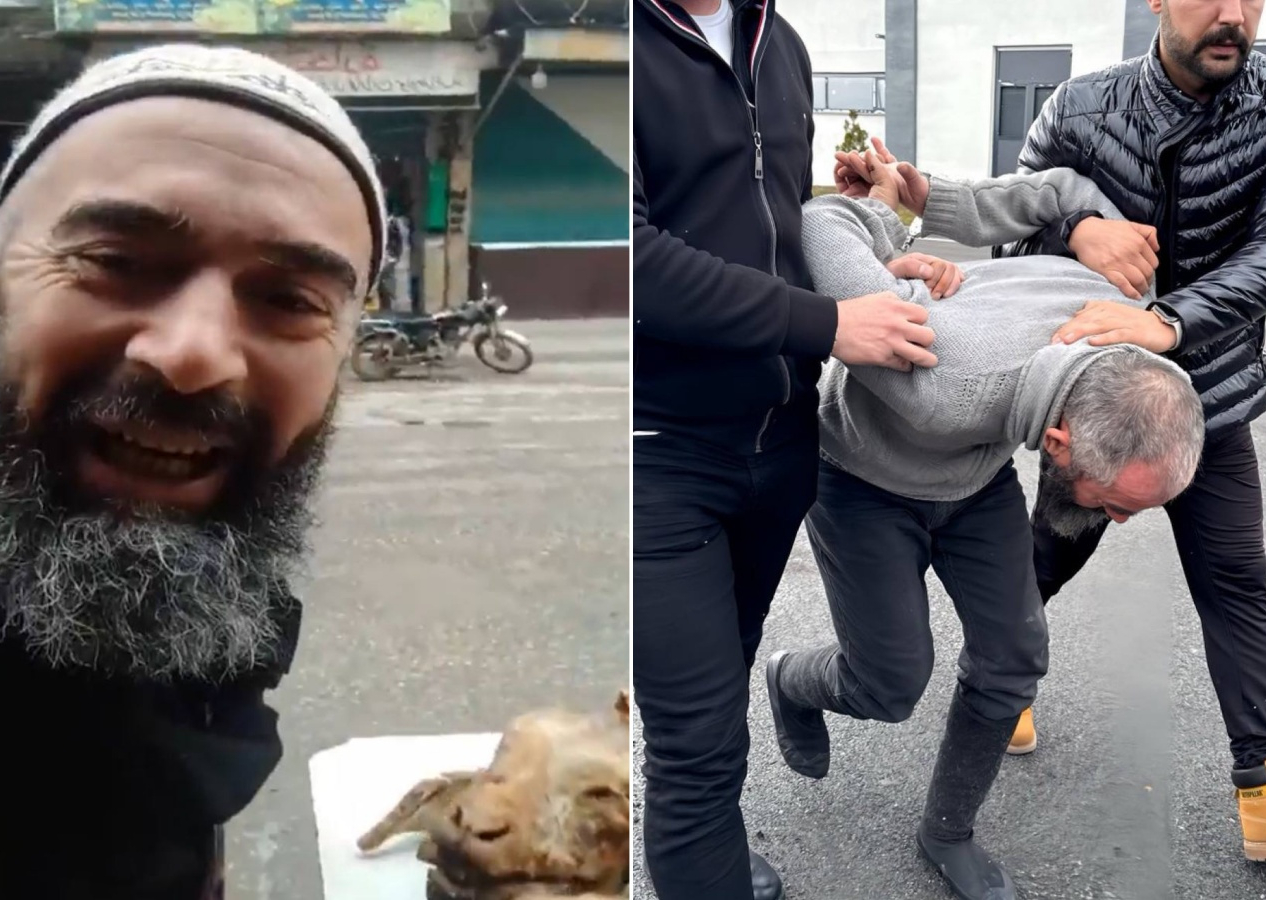 Cumhurbaşkanı Erdoğan'a hakaret edip Suriye'ye kaçmıştı! Kıskıvrak yakalandı...