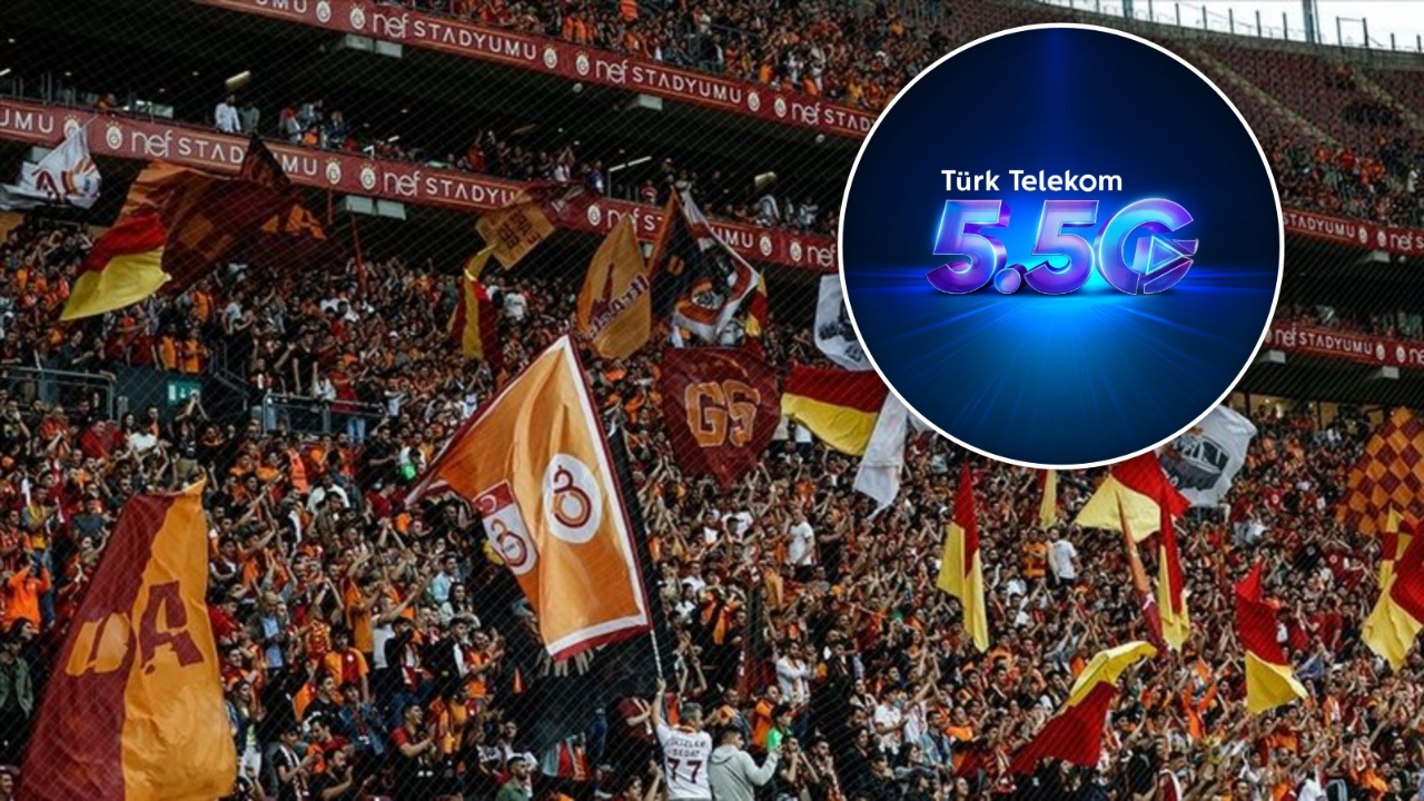 Türk Telekom’dan Galatasaray - AZ Alkmaar karşılaşmasında  5.5G deneyimi