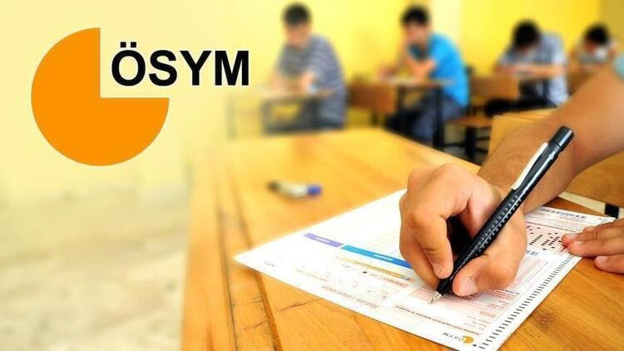 ÖSYM, bugün iki sınav düzenleyecek...