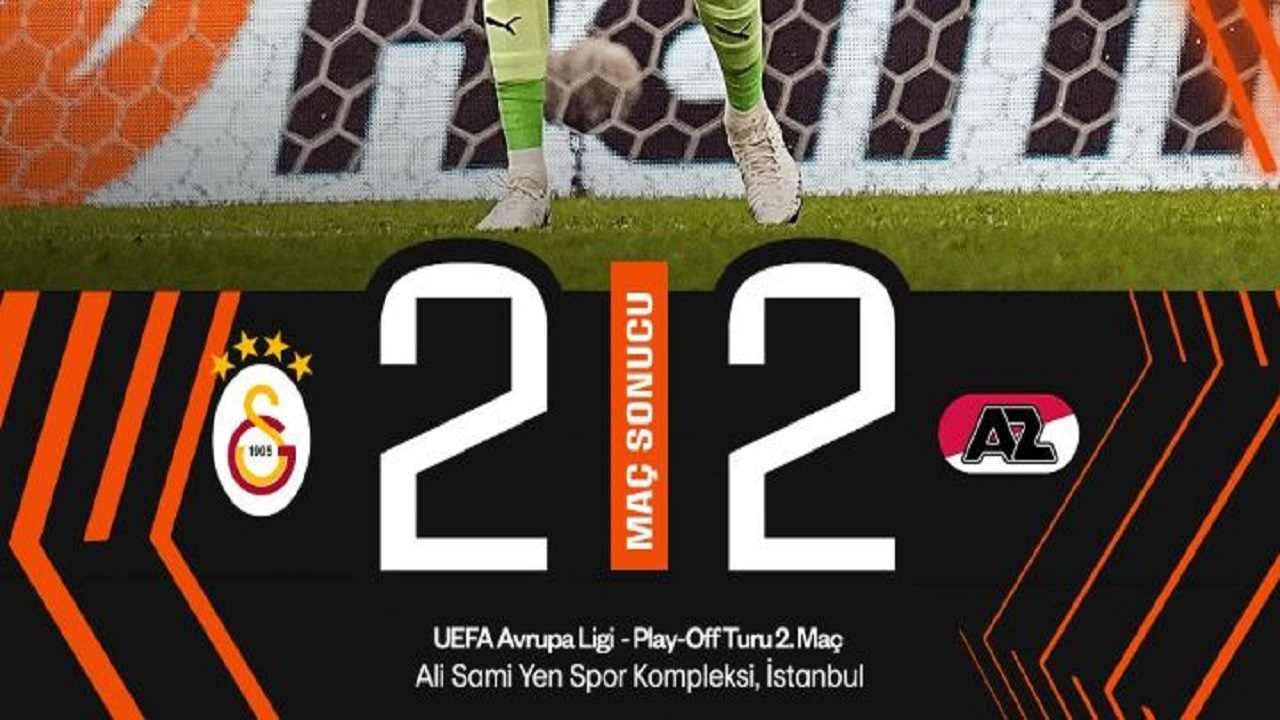 Galatasaray'ın Avrupa Serüveni Sona Erdi: AZ Alkmaar ile 2-2 Berabere Kaldı