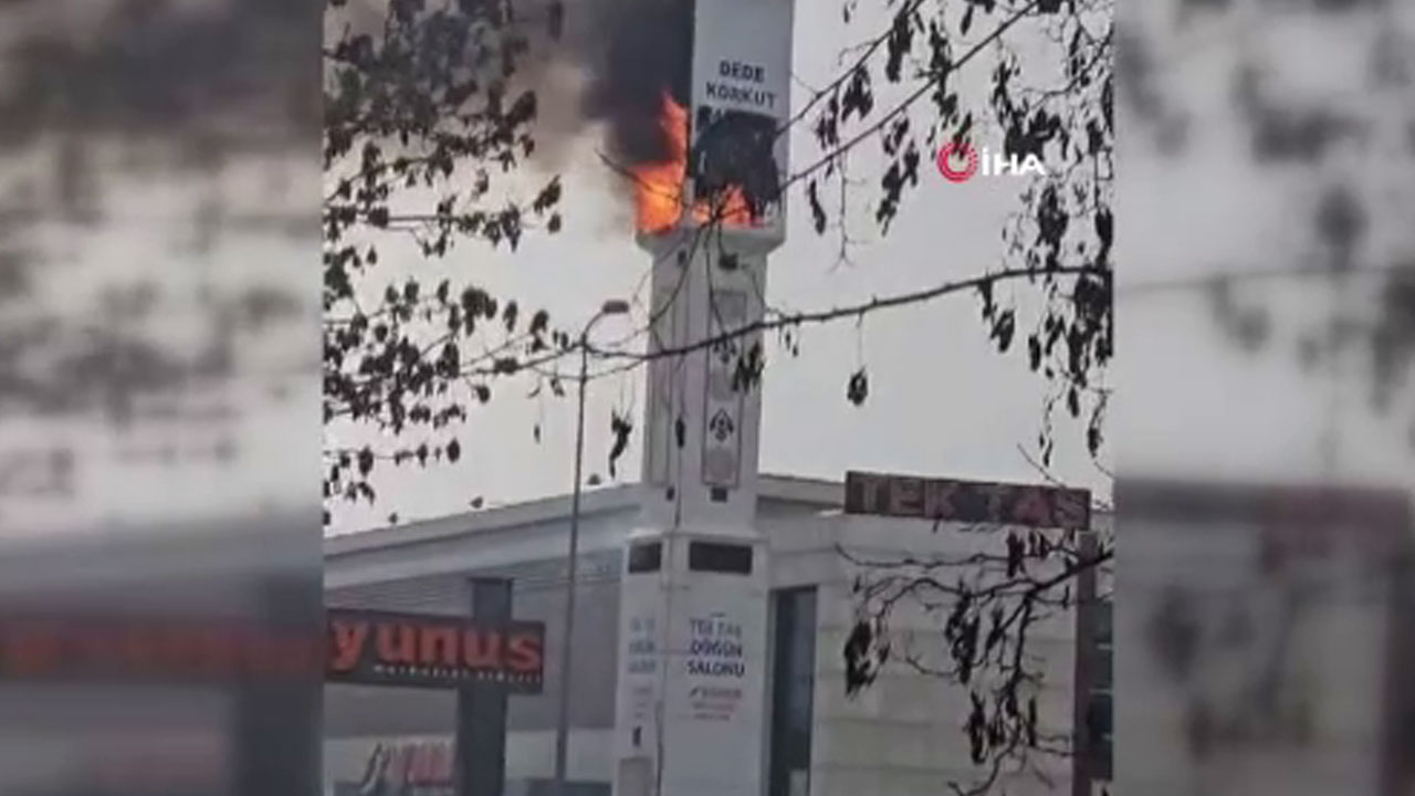 Başkent'te korku dolu anlar! Baz istasyonu alev aldı! Peş peşe patlamalar yaşandı!