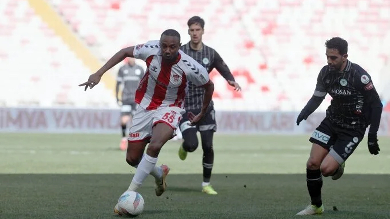 Sivasspor ile Konyaspor'un nefes kesen mücadelesinde kazanan çıkmadı