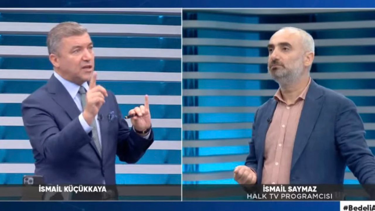 Stüdyo bir anda buz kesti... İsmail Saymaz ile Küçükkaya arasında gergin anlar