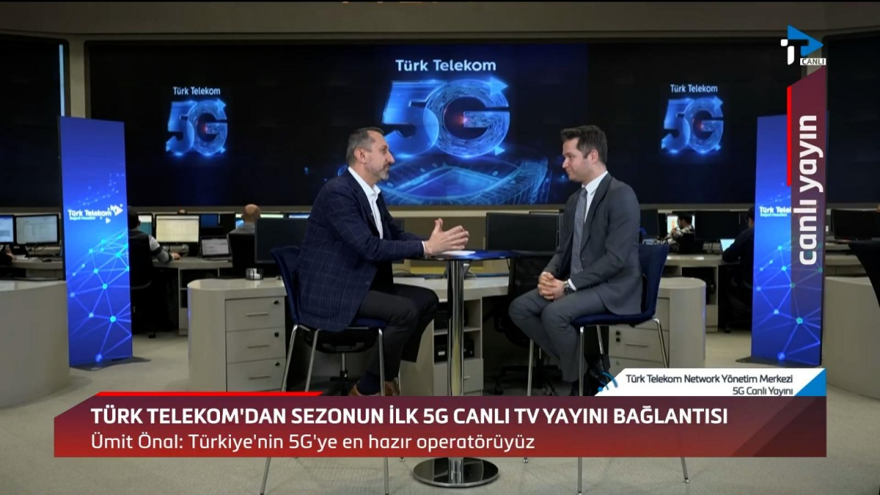 Türk Telekom'dan Trendyol Süper Ligi'nin ilk 5G canlı TV yayını bağlantısı
