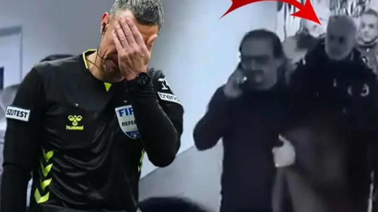 Görüntüler hızla yayıldı... Mourinho maçtan sonra hakemin odasına daldı