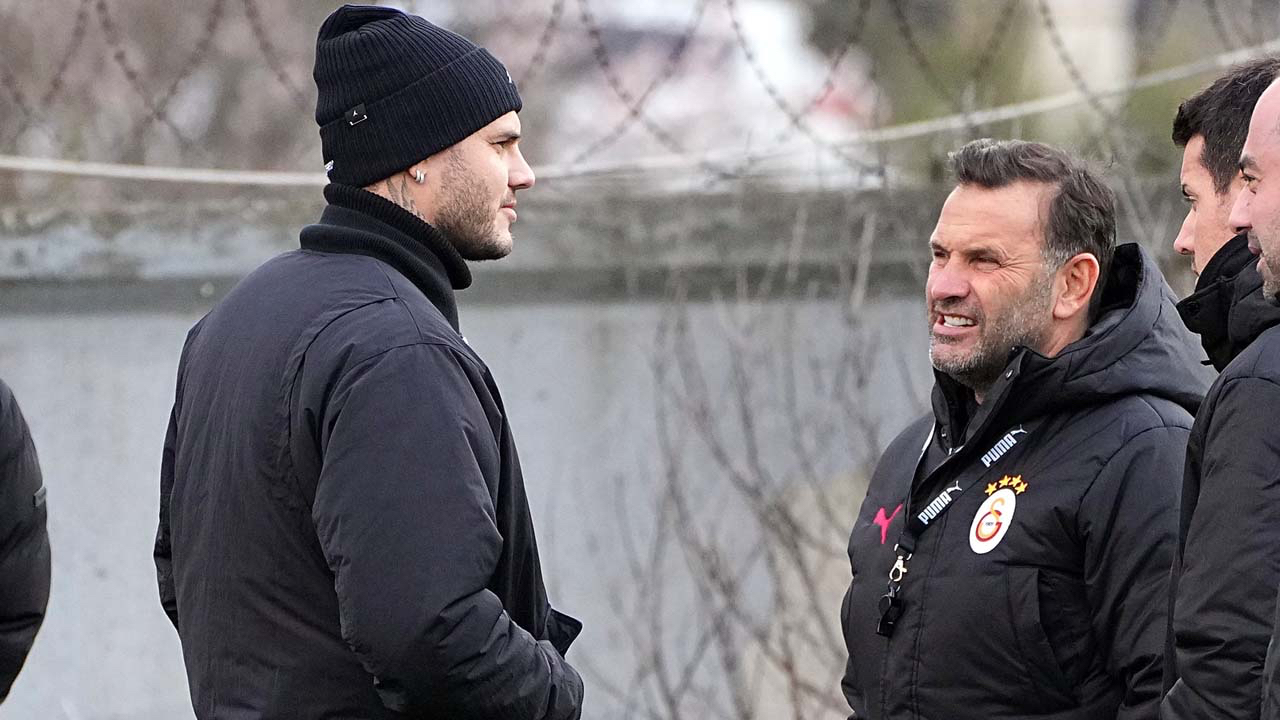 Mauro Icardi derbi öncesi son idmanda takım arkadaşlara destek oldu