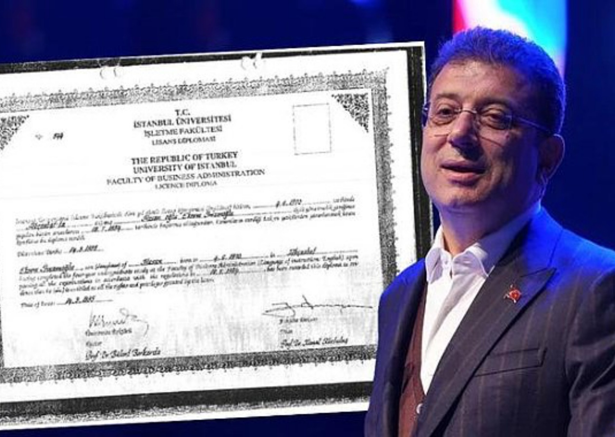 Biz demiyoruz, eski YÖK üyesi söylüyor! "İmamoğlu'nun diploması yok hükmünde!"