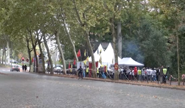 Strazburg Valiliği terör örgütü PKK yandaşlarına park tahsis etti!