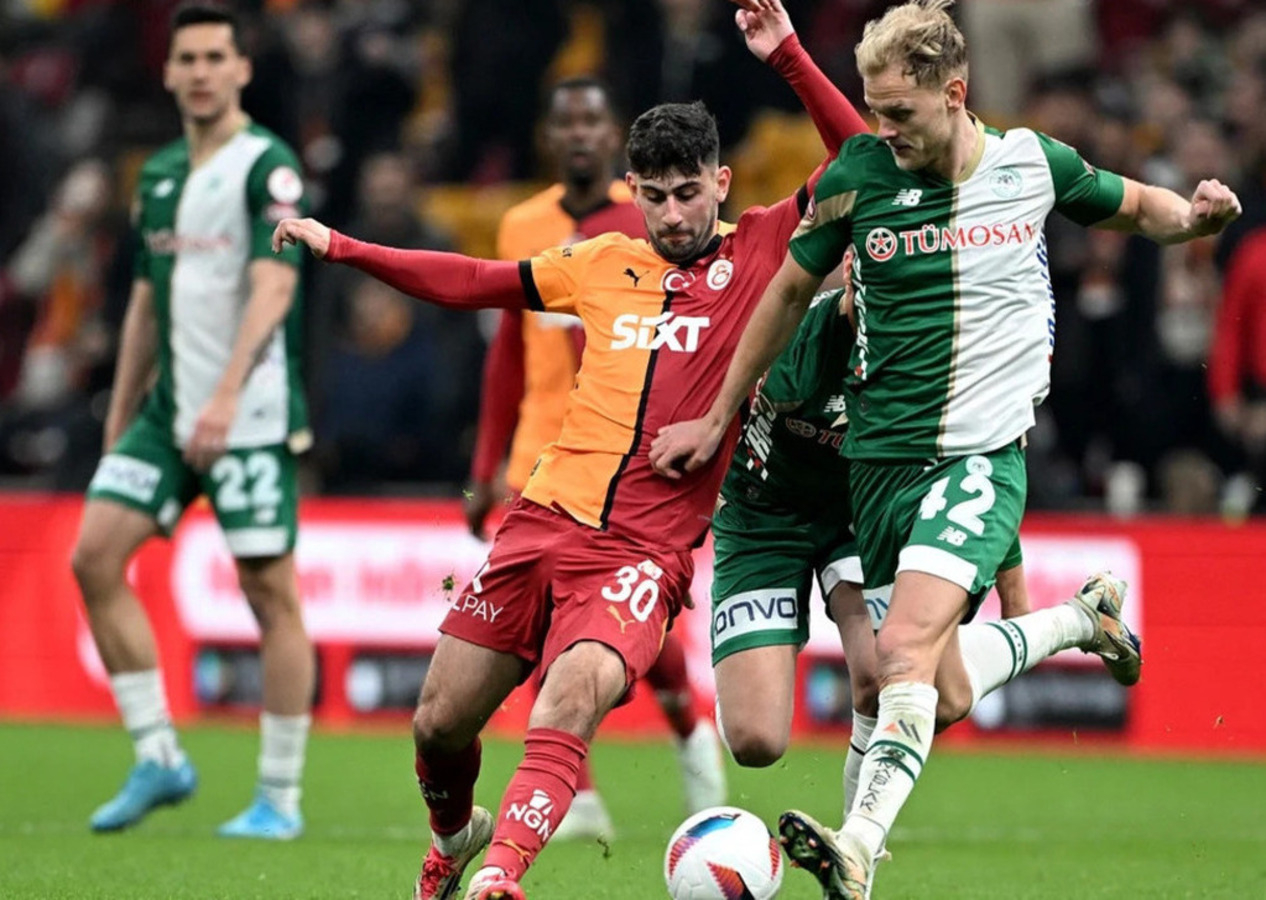 Galatasaray'a 1 puan yetti, kupada 'çeyrek finaldeyim' dedi! Galatasaray 0 - 0 Konyaspor | Maçın özeti