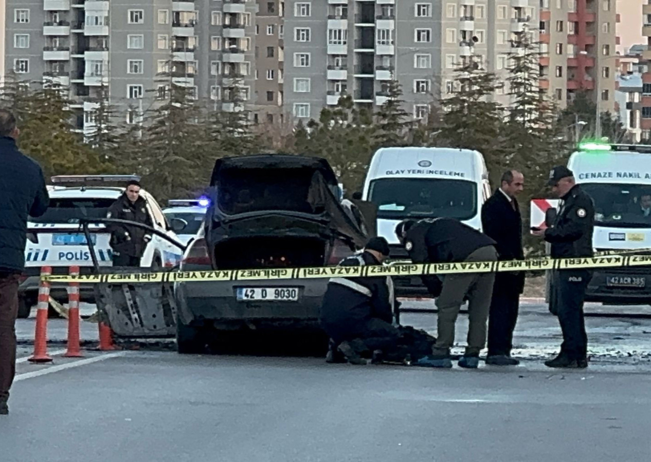 Konya'da otomobilde korkunç patlama; 3 aylık Mustafa ile teyzesi öldü, anne- baba ise yaralı