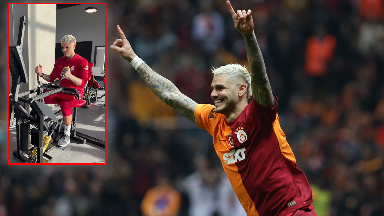 Mauro Icardi Kemerburgaz'daki yeni tesislerde çalışmalara başladı