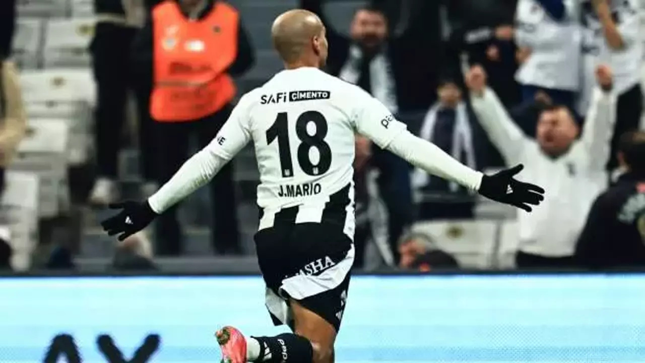 Beşiktaş'ta Joao Mario, Süper Lig'de 2. golünü kaydetti!
