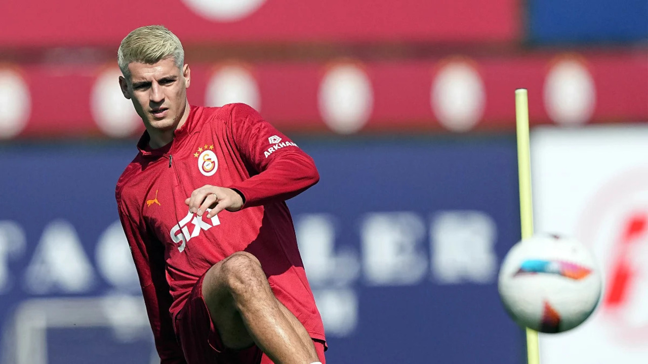 Galatasaray'a müjdeli haber: Alvaro Morata takıma geri döndü!