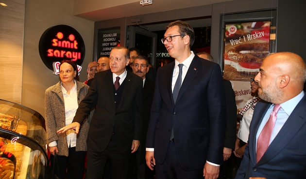 Cumhurbaşkanı Erdoğan'dan Sırbistan'da sürpriz ziyaret...