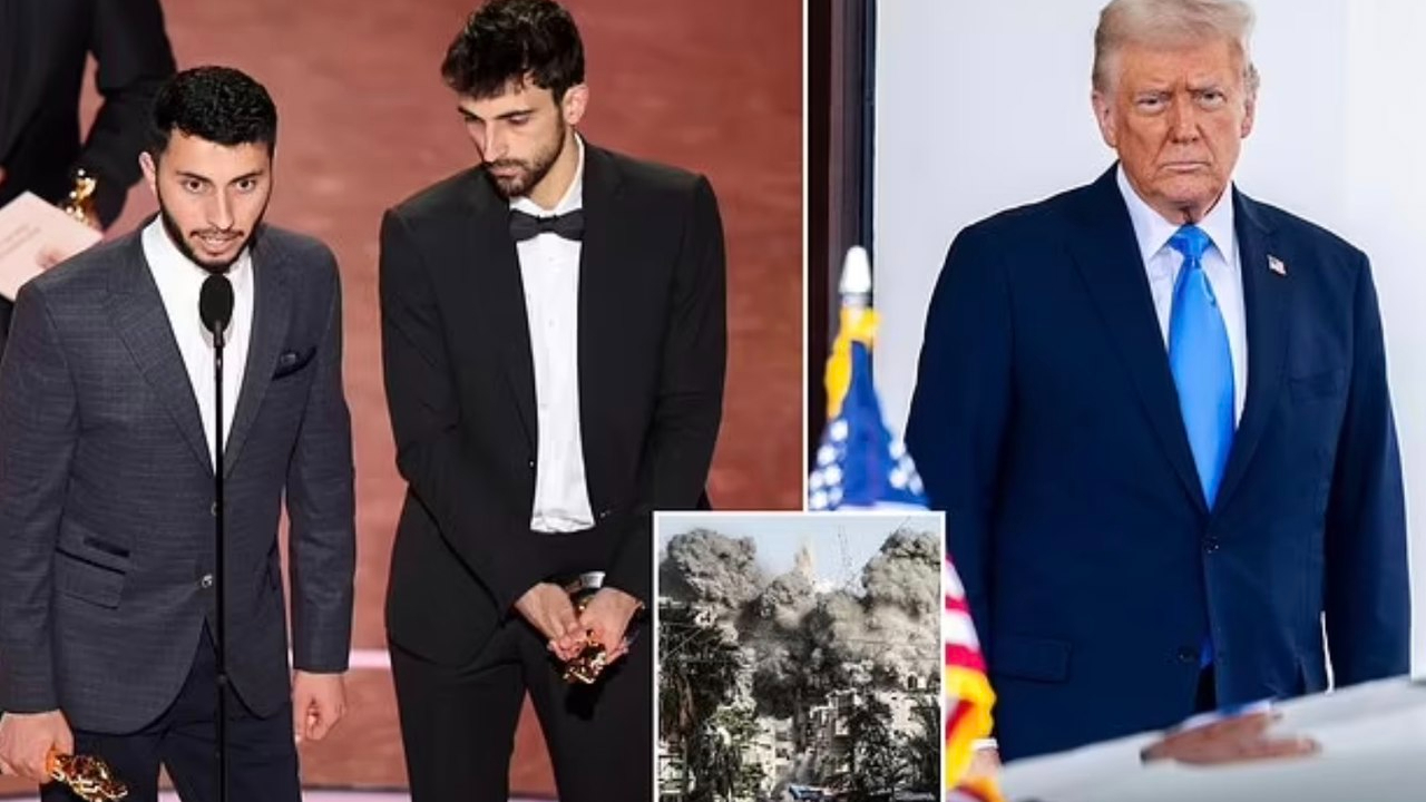 Trump'ı yerden yere vurdular... Oscar'da en iyi belgesel İsrail zulmünü anlatan No Other Land