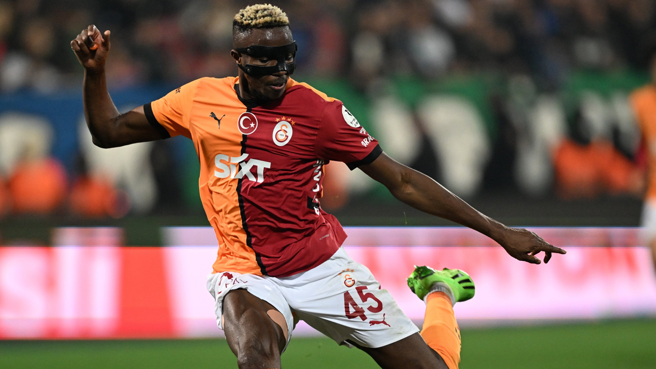 Victor Osimhen Galatasaray'ın gol yükünü sırtlamaya devam ediyor