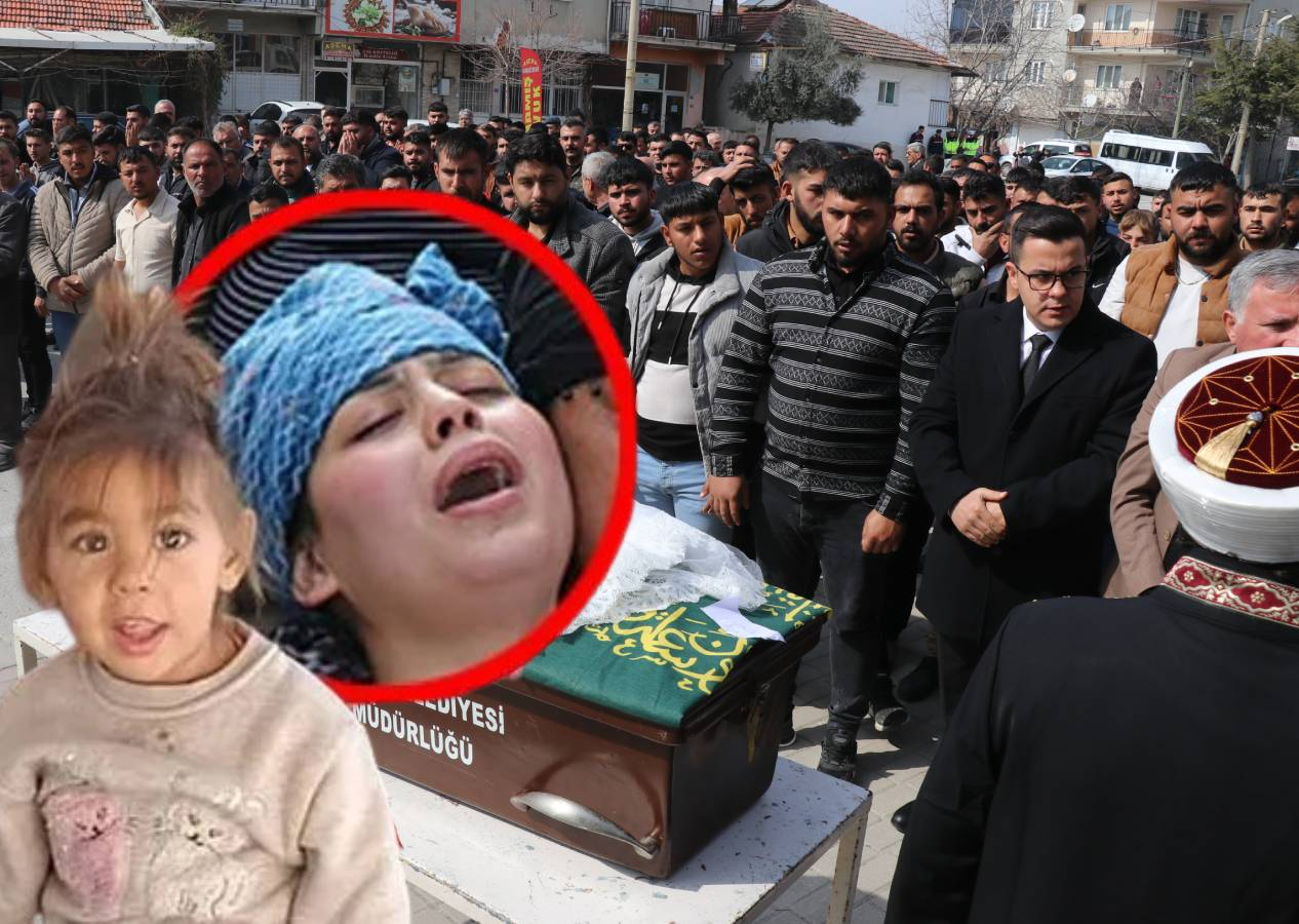 Denizli'nin talihsiz yavrusu Nazlı'yı bütün mahalle son yolculuğuna uğurladı