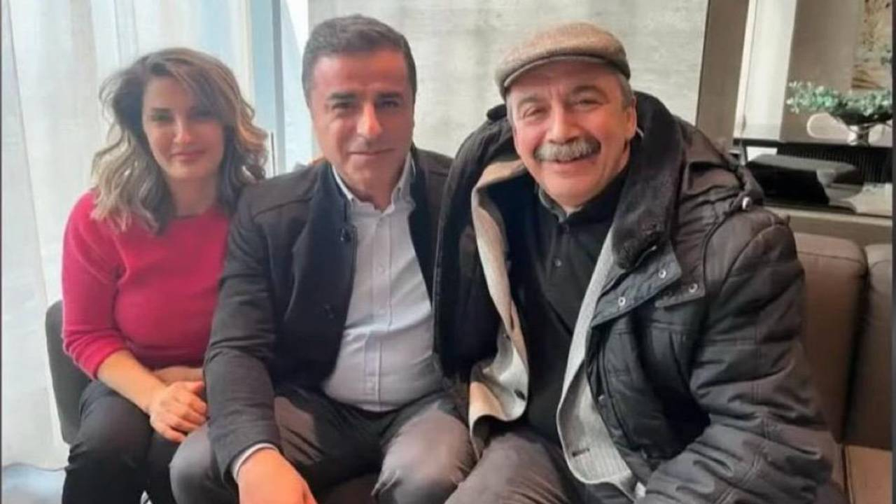Selahattin Demirtaş'ın son hali paylaşıldı! İstanbul'da Başak Demirtaş'a refakat için cezaevinden çıktı