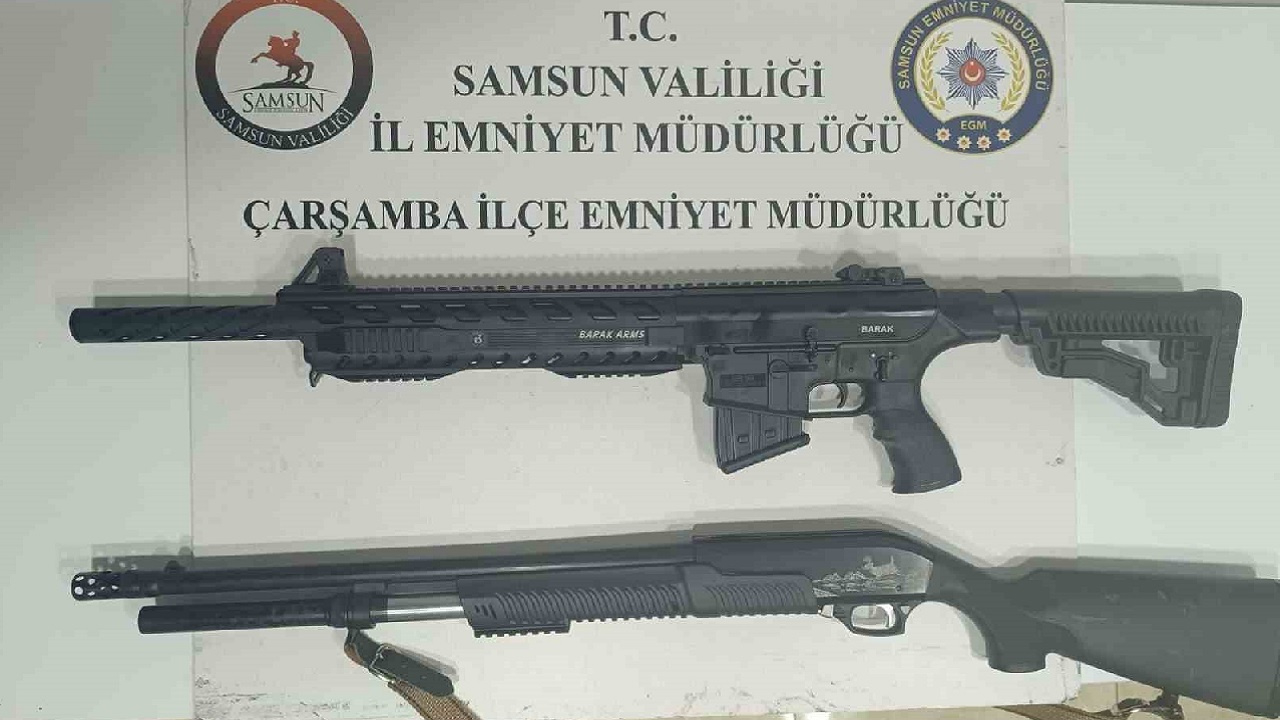 Samsun’da tüfekle ateş açtığı anları yayınlayan şahıs yakalandı