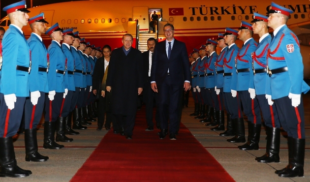 Cumhurbaşkanı Recep Tayyip Erdoğan Sırbistan’da...