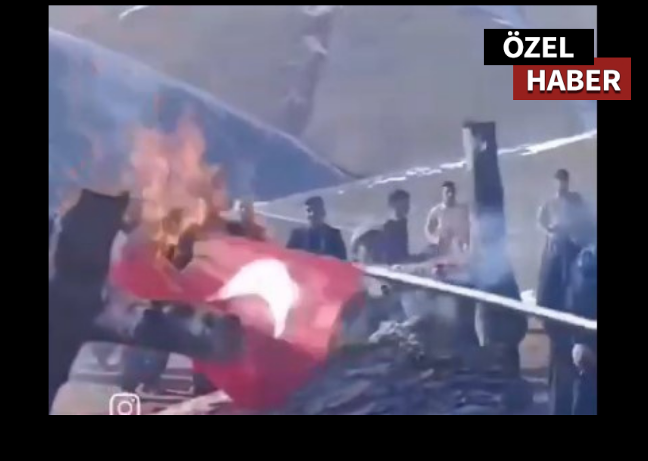 İran’da alçak provokasyon! Türkiye sınırına yakın yerde ay yıldızlı bayrağımız yakıldı