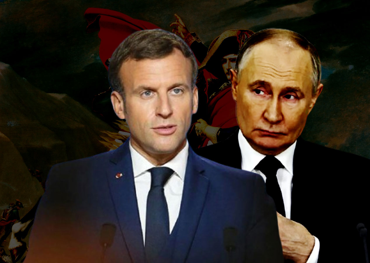 Putin'den Macron'a cevap: "Napolyon'un zamanlarına geri dönmek isteyen var"