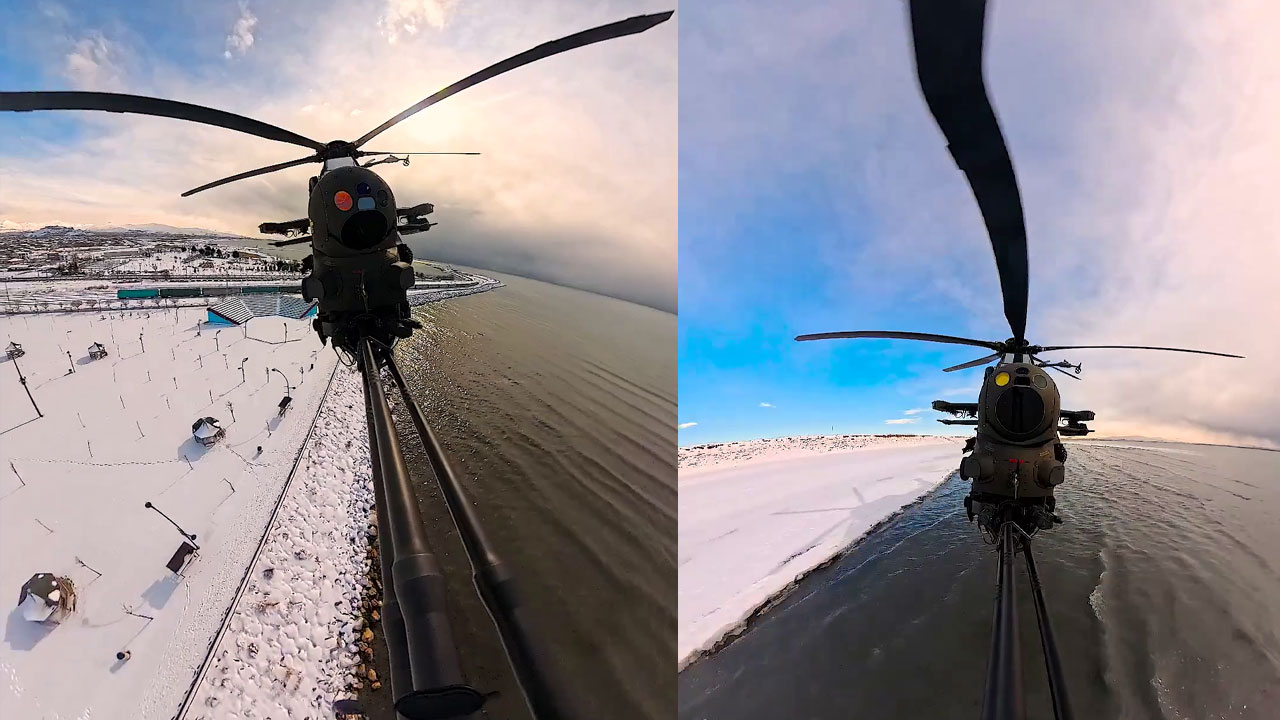 Jandarma’dan düşmana korku! Atak helikopteri vatan semalarında!