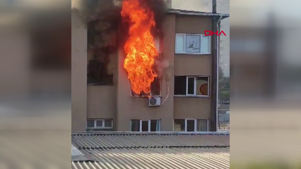 Kartal'da alevler binayı sardı! Hızlı müdahale hayat kurtardı!
