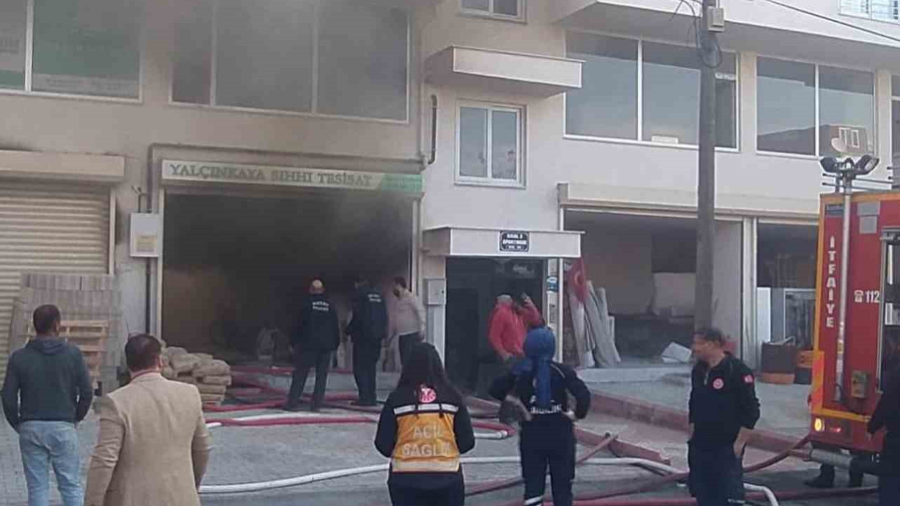 Hatay Dörtyol’da iş yeri yangını! Kontrol altına alındı...
