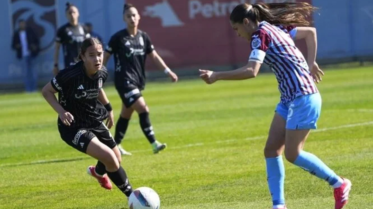 Kadınlar Süper Ligi'nde Trabzonspor Beşiktaş'ı 2-0'la devirdi