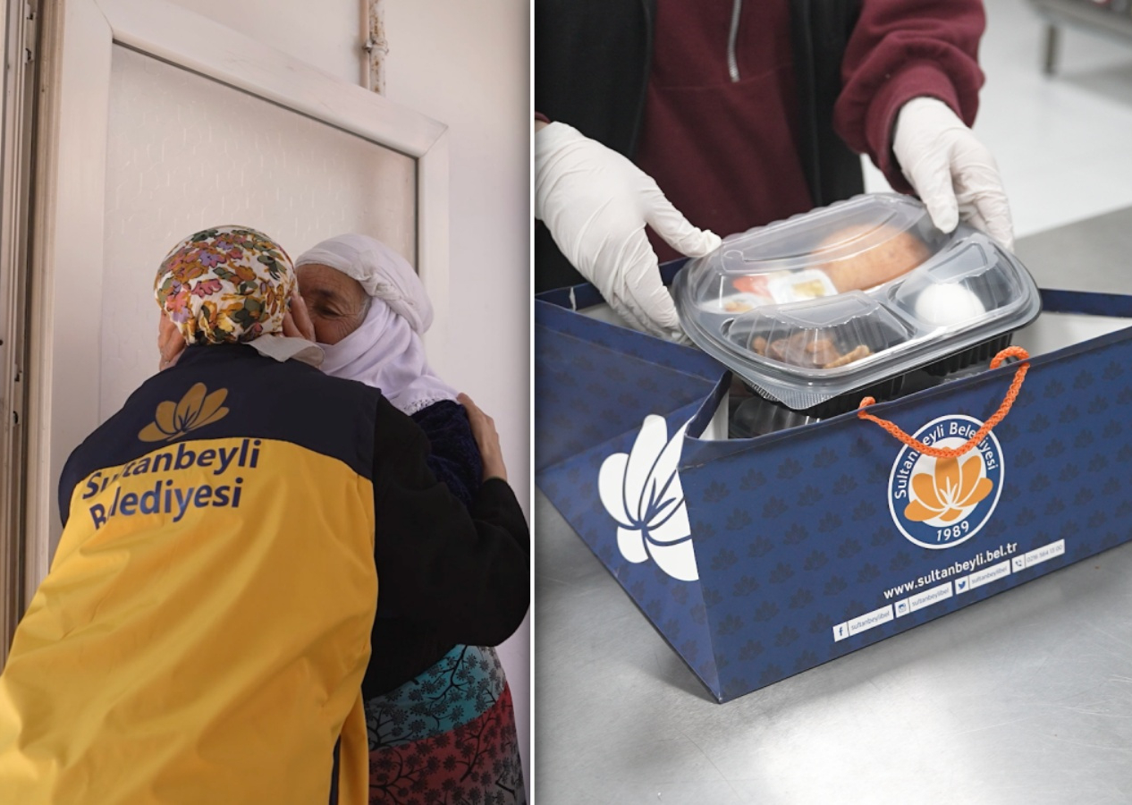 Sultanbeyli Belediyesi, evlere iftar ve sahur yardımını sürdürüyor!