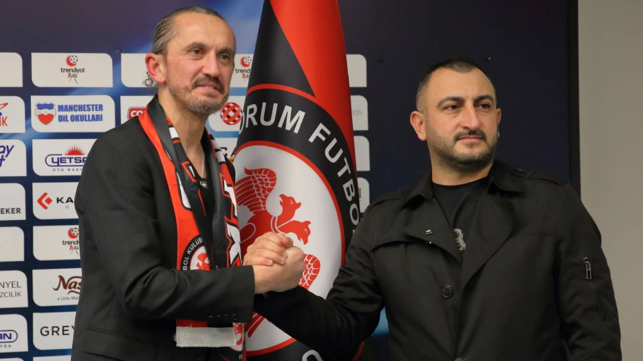Çorum FK'da Tuncay Şanlı dönemi; 5 dakikalık konuşmayla Çorum’a geldi