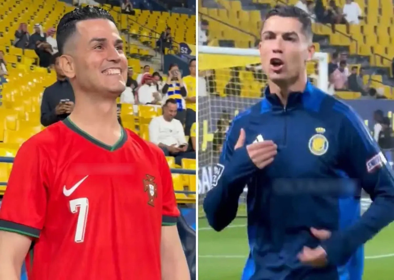 Adanalı versiyonunu gören Cristiano Ronaldo'nun tepkisi viral oldu! ''Sen çirkinsin''