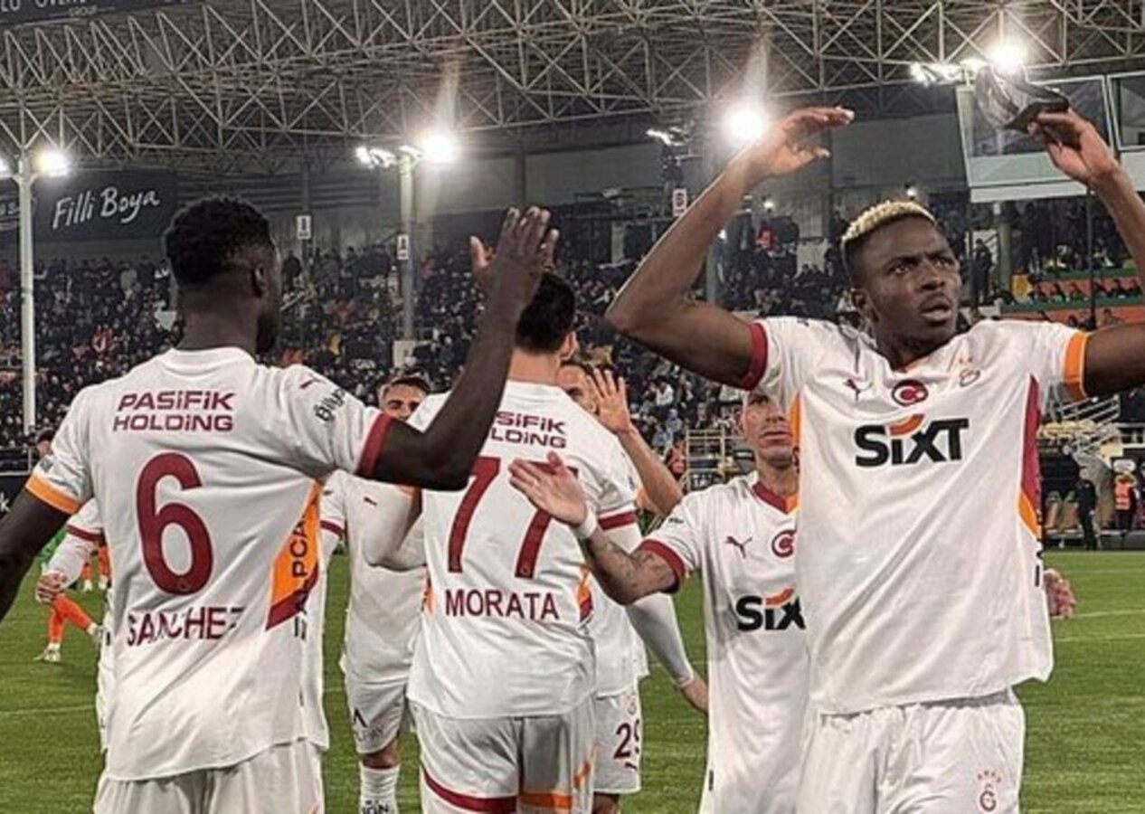 Galatasaray geriden geldi, 2 maç sonra galip geldi (Alanyaspor 1 - 2 Galatasaray | Maçın özeti)