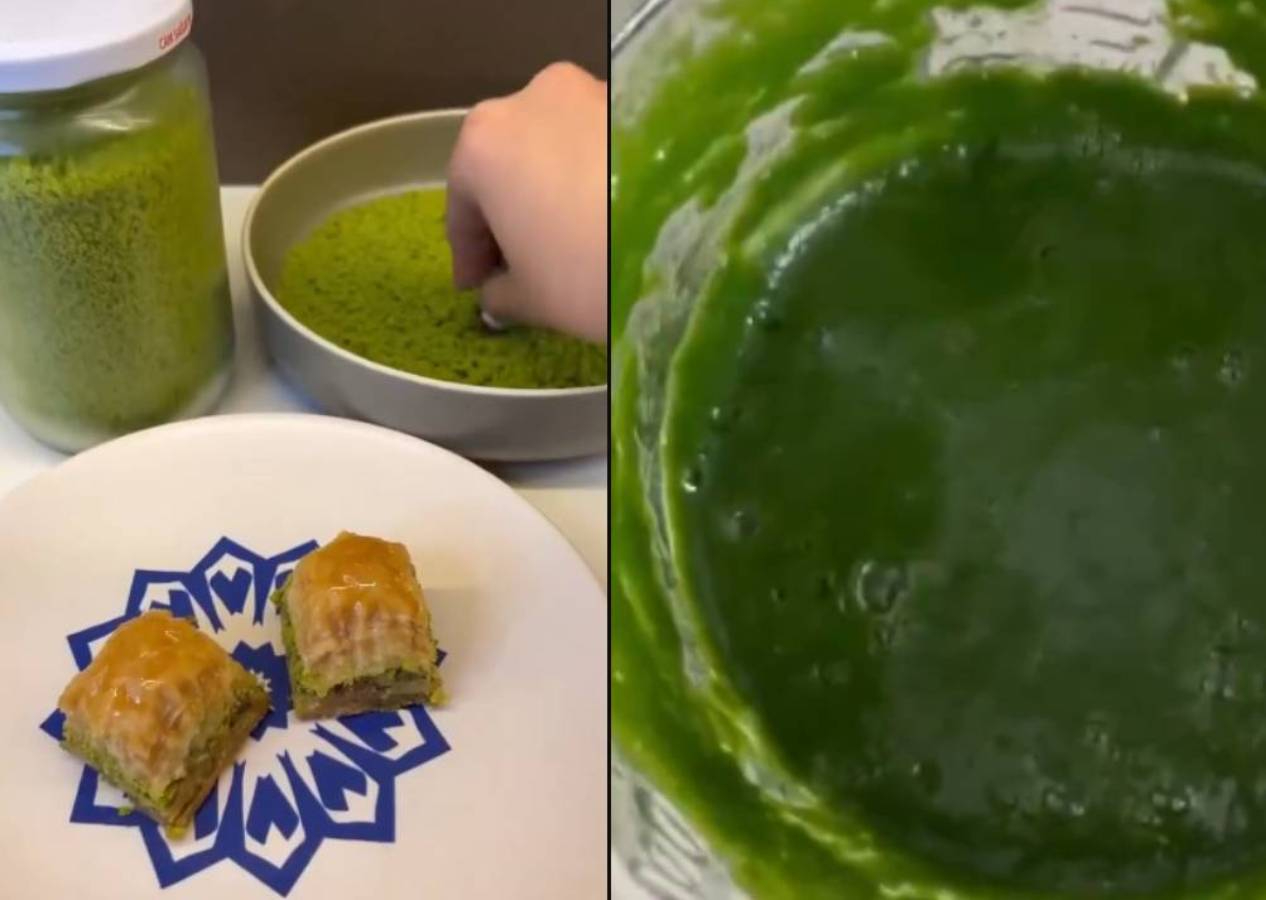 Baklavada korkunç hile; aşırı Antep fıstığı nasıl mümkün oluyor?