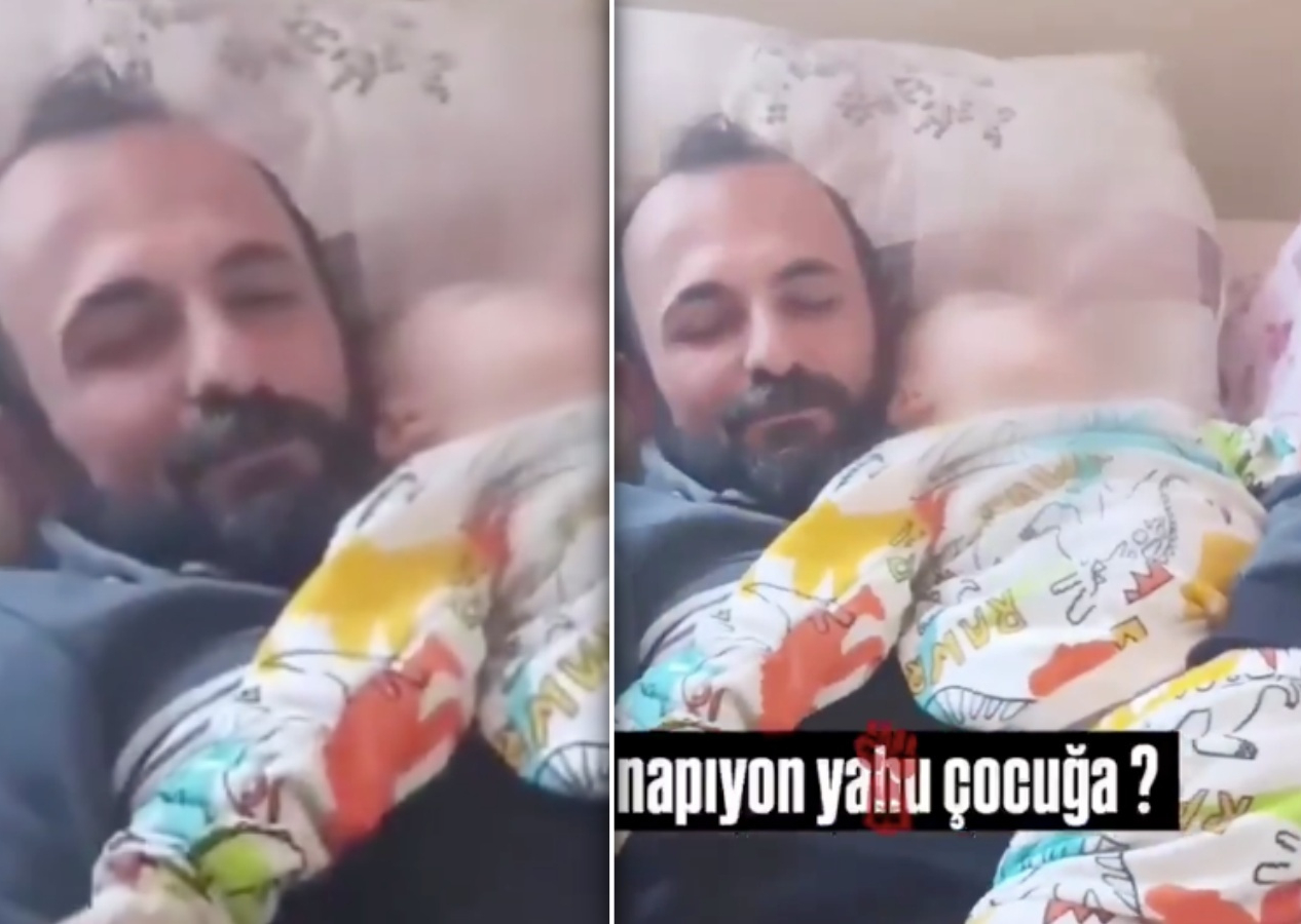 Baba mı sapık mı? Anne, çocuğunu istismar eden babanın görüntülerini paylaştı!