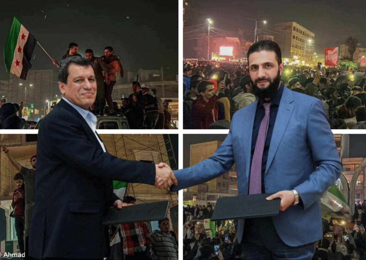 Tarihi anlaşma sonrası Suriye'de büyük kutlama: Harita yemyeşil oldu!