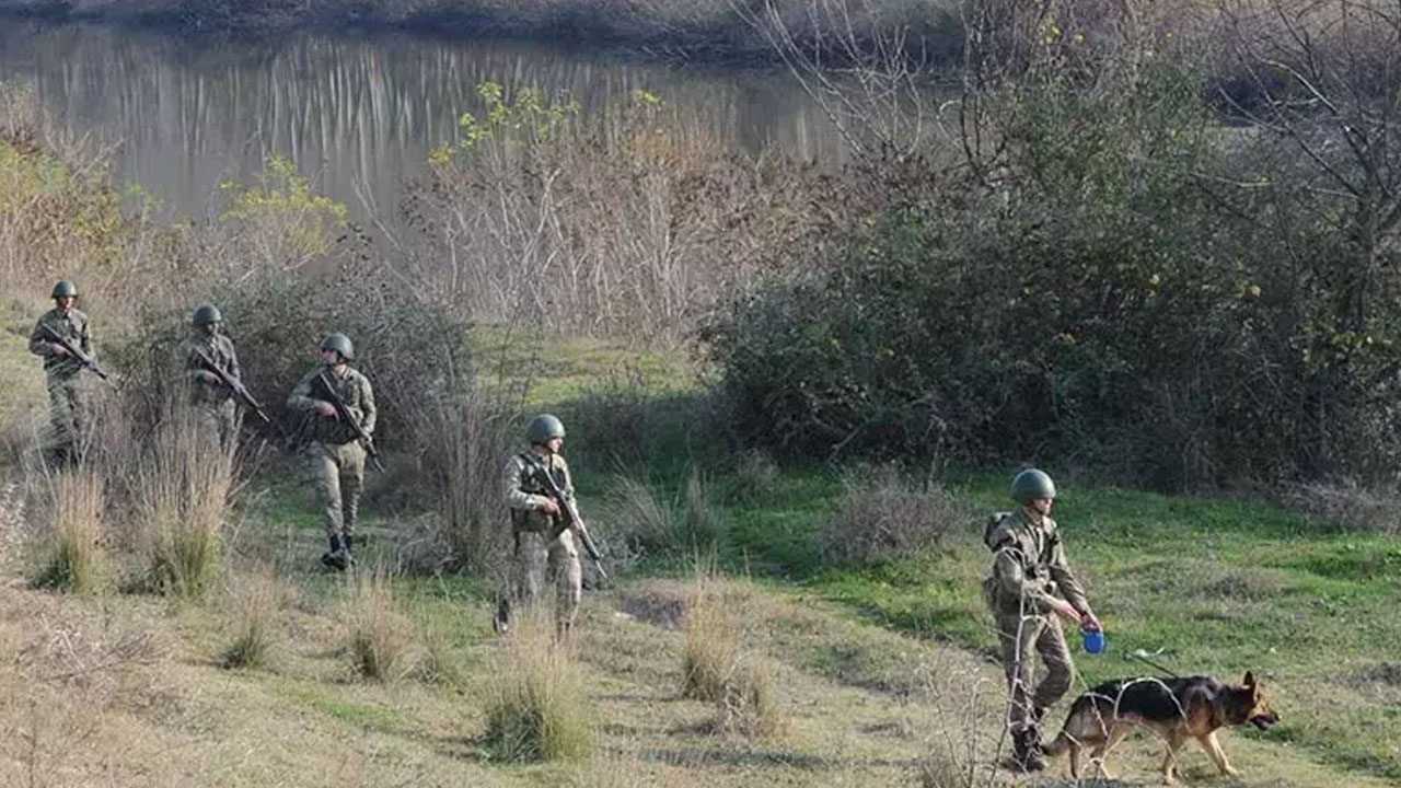 Edirne sınırında PKK şüphelisine suçüstü! Kaçarken kıskıvrak yakalandı