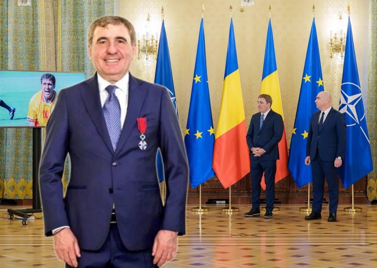 Galatasaray efsanesi Gheorghe Hagi ülkesi Romanya'da şövalye ilan edildi